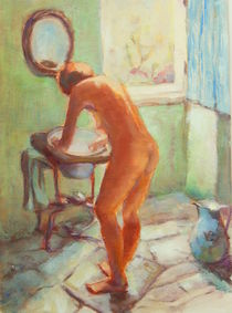 Aktmalerei Morgentoilette Willy Ronis by alfons niex