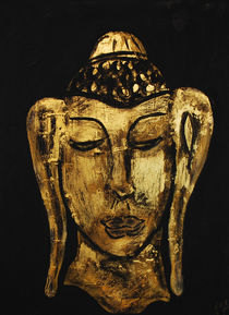 Buddha in gold von Gabriele  Schloß