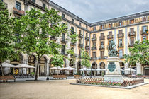 Independence Square in Girona (Catalonia) von Marc Garrido Clotet