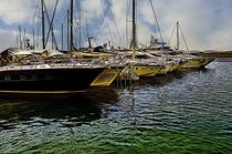 Boat Docks in Croatia by Helmut Schneller