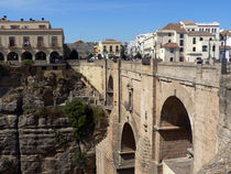 Brücke in Ronda, Bridge in Ronda, Puente de Ronda  von Sabine Radtke