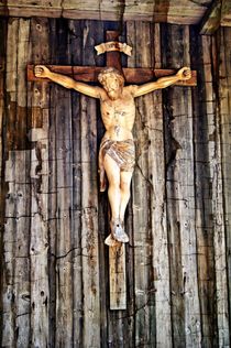 Jesus am Kreuz von Helmut Schneller