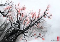 Red Sakura by Rodrigo Chaem