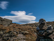 Lenticular Cloud Over Mount Washington II von Jim DeLillo