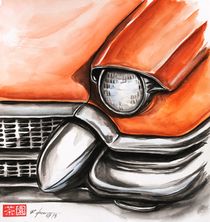 Red Cadillac by Rodrigo Chaem