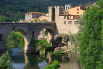 Besalu, a medieval town in Catalonia, Spain by Louise Heusinkveld