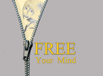 Free your mind wall art decor  by Lila  Benharush
