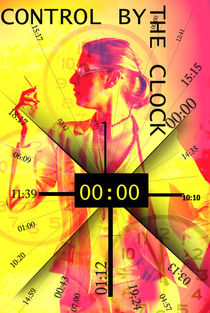 Clock control,Photography art  von Lila  Benharush
