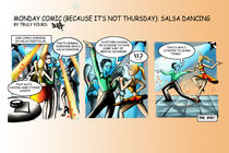 Monday Comic - Salsa Dancing von Dora Vukicevic