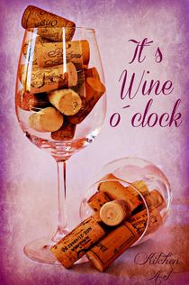 Wine Time von Clare Bevan