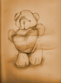 bear with heart by Paul Mezei
