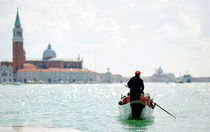Venetian gondola. Venice. Italy von Tania Lerro