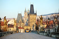 Charles Bridge and Lesser Town Tower by Tania Lerro