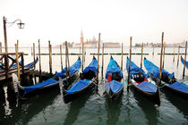 Venetian gondolas. Italy by Tania Lerro