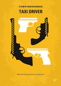 No087 My Taxi Driver minimal movie poster von chungkong