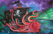 A Pirates Tale - Attack Of The Mutant Octopus by Laura Barbosa