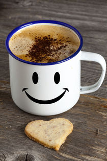 Kaffeebecher mit Smiley Gesicht by Thomas Klee