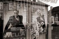 Bayreuth, Friedrichstraße,im Spiegel eines Schaufensters von ndsh