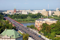 Cityscape of Warsaw in Poland von Artur Bogacki
