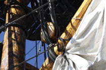 Detail of the rigging of a tall ship von Intensivelight Panorama-Edition