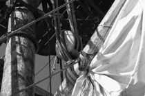 Detail of the rigging - monochrome von Intensivelight Panorama-Edition