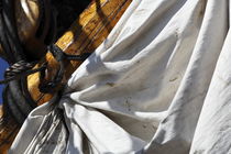Reefed sail on a tall ship von Intensivelight Panorama-Edition