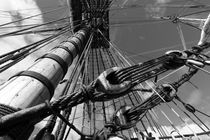 Looming mast on a tall ship - monochrome by Intensivelight Panorama-Edition