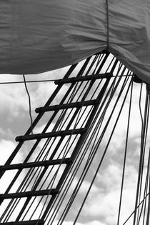 Sail and rigging - monochrome by Intensivelight Panorama-Edition