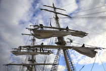 Sailors working high in the rigging  von Intensivelight Panorama-Edition
