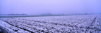 Ploughed acre in winter von Intensivelight Panorama-Edition