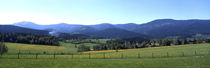Rolling hills and flowering meadows von Intensivelight Panorama-Edition