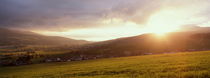 Sunset and rolling hills von Intensivelight Panorama-Edition