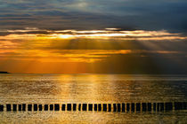 Sonnenuntergang am Meer von Martina Ebel