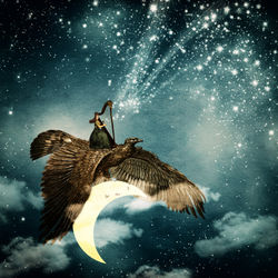 Vulture-in-the-sky-and-woman2