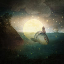 The Fish That Stole The Moon von Paula  Belle Flores