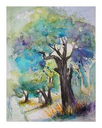 Olivenbäume von Inez Eckenbach-Henning