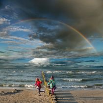 Two Rainbows by Dariusz Klimczak