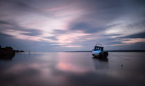 Loughor estuary boat by Leighton Collins