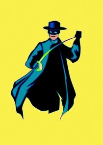 Zorro Pop Art by Florian Rodarte