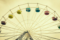 Retro Ferris Wheel by Patrycja Polechonska