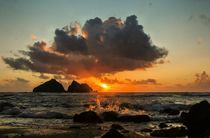 Cornish sunset by Jeremy Sage