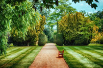 Green Formal Garden by Vicki Field