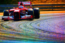 Formula 1 Fernando Alonso Ferarri by Srdjan Petrovic