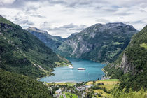 Blick auf den Geirangerfjord von Rico Ködder