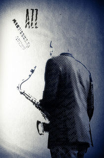 Jazz Club Poster by cinema4design