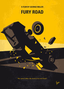 No051 My Mad Max 4 Fury Road minimal movie poster von chungkong