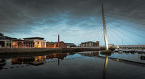 Millennium bridge Swansea by Leighton Collins
