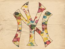 Yankees Vintage Art by Florian Rodarte