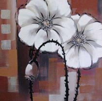 White Flowers by Walter Kall