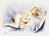 Reizvolle Rundungen - erotische Malerei by Marita Zacharias